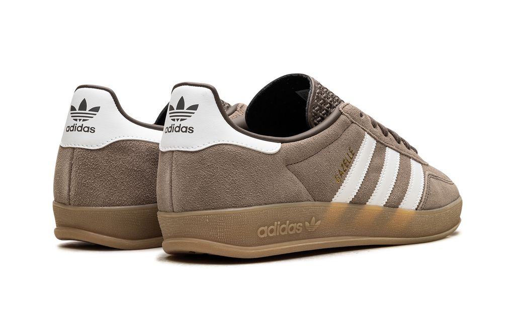 Adidas Gazelle Indoor Earth Strata White Gold Metallic