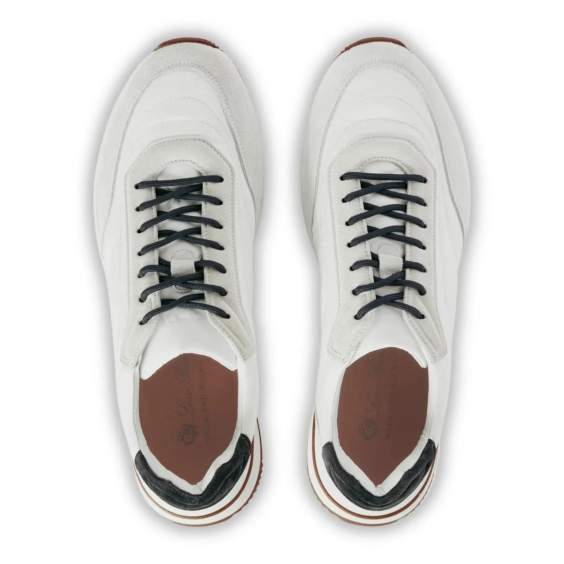 Loro Piana Week End Walk White Sneaker